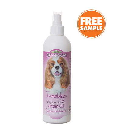 Bio Groom Indulge with Argan Oil Spray Treatment Dog Conditioner 12oz - 12 oz.